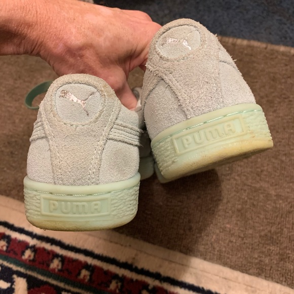 PUMA SUADE TEAL/size 7/GREAT COLOR - Picture 5 of 10